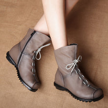 Load image into Gallery viewer, New winter low heel warm short boots
