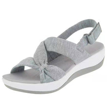 Load image into Gallery viewer, Women&#39;s Casual Simple Bow Wedge Sandals
