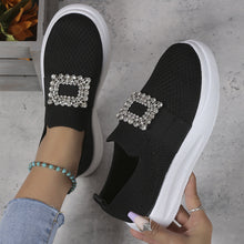 Load image into Gallery viewer, Women&#39;s Mesh Rhinestone Thick Sole Casual Shoes
