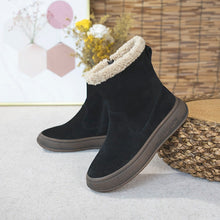 Load image into Gallery viewer, Women&#39;s Lamb Wool and Cotton Thick-Soled Short Boots
