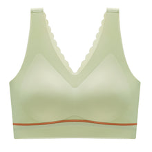 Cargar imagen en el visor de la galería, Women&#39;s seamless push-up latex deep V comfortable bra
