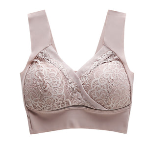 sexy lace bra without steel ring without streak