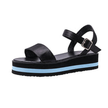 Cargar imagen en el visor de la galería, Women&#39;s Color Block Round Toe Buckle Sandals
