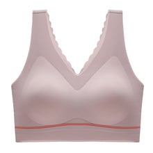 Cargar imagen en el visor de la galería, Women&#39;s seamless push-up latex deep V comfortable bra
