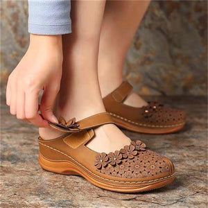 Ladies Flat Round Toe Casual Sandals