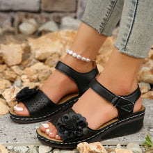 Cargar imagen en el visor de la galería, Women&#39;s Summer Hollow Flower Platform Sandals
