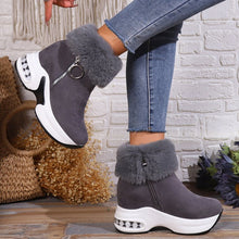 Load image into Gallery viewer, Short-calf suede warm and height-increasing cotton boots
