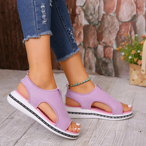 Summer Fashion Flat Fly Woven Women's Sandals