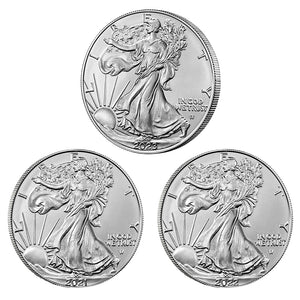 2021-2023 American Silver Eagle Coins
