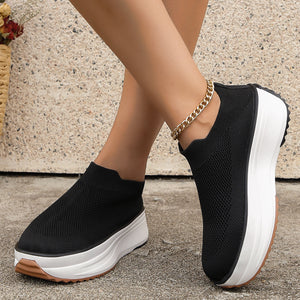 Autumn round toe shallow mouth women's shoes