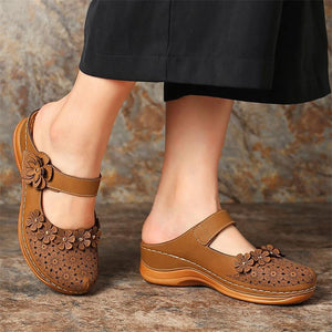 Ladies Flat Round Toe Casual Sandals