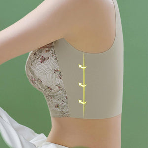 No Wire Push up Bra Wrapped Chest Vest