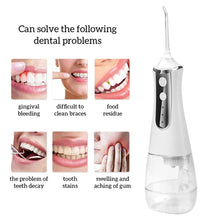 Load image into Gallery viewer, Portable Rechargeable Cordless Oral Irrigator 300ML
