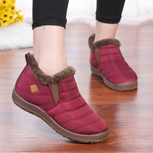 Load image into Gallery viewer, Women&#39;s winter high top warm fleece thick snow boots
