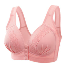 Load image into Gallery viewer, Push Up No Steel Rim Front Open Button Bra
