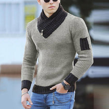 Load image into Gallery viewer, Men Turtleneck Winter Warm Cotton Pullovers Sweaters
