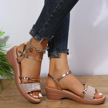 Cargar imagen en el visor de la galería, 2024 New Women&#39;s Open Toe Wedge Sandals
