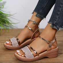 Load image into Gallery viewer, 2024 New Women&#39;s Open Toe Wedge Sandals
