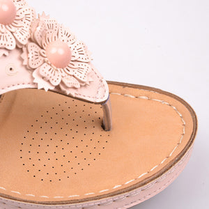 Women's summer non-slip casual wedge slippers