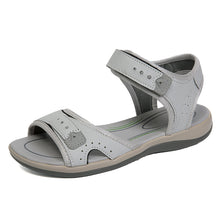Load image into Gallery viewer, Women&#39;s Summer Fish Mouth Hollow Velcro Platform Sandals
