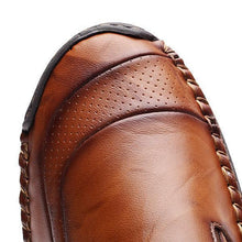Cargar imagen en el visor de la galería, 2024 Men Hand Stitching Zipper Slip-ons Shoes
