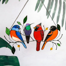 Load image into Gallery viewer, Birds Stained Window Hangings
