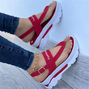 Women's Summer Wedge Thong Sandals