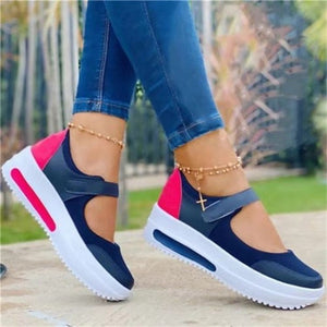 Ladies Casual Platform Velcro Sandals