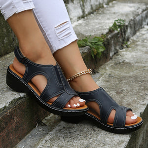Summer Velcro Fish Mouth Casual Women's Sandals